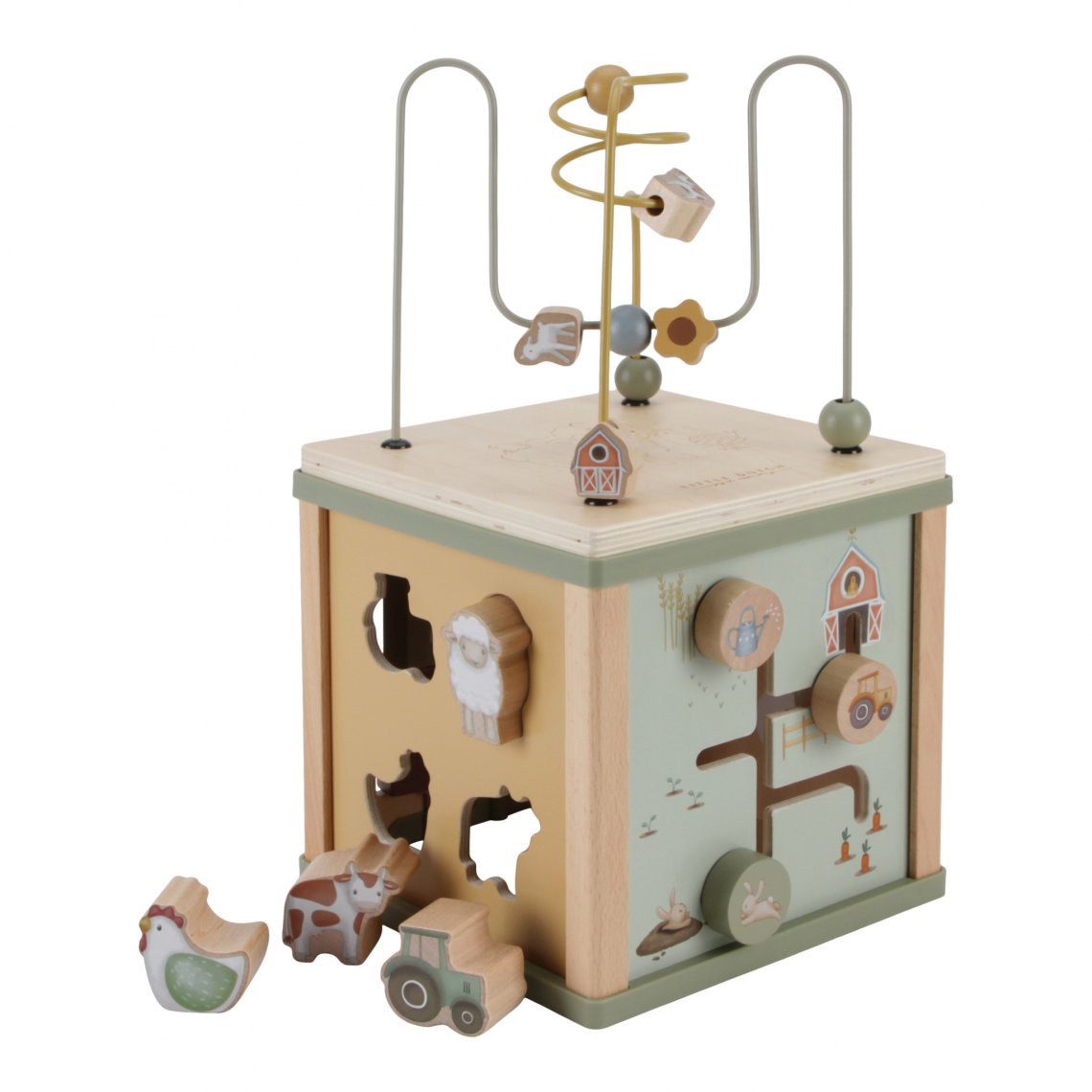 Interaktivní kostka s aktivitami Little Dutch Farma